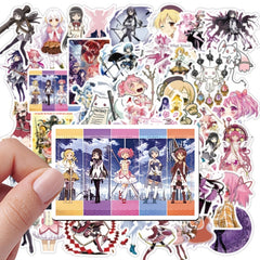 50pcs Puella Magi Madoka Magica Series Waterproof Sticker DIY Toys