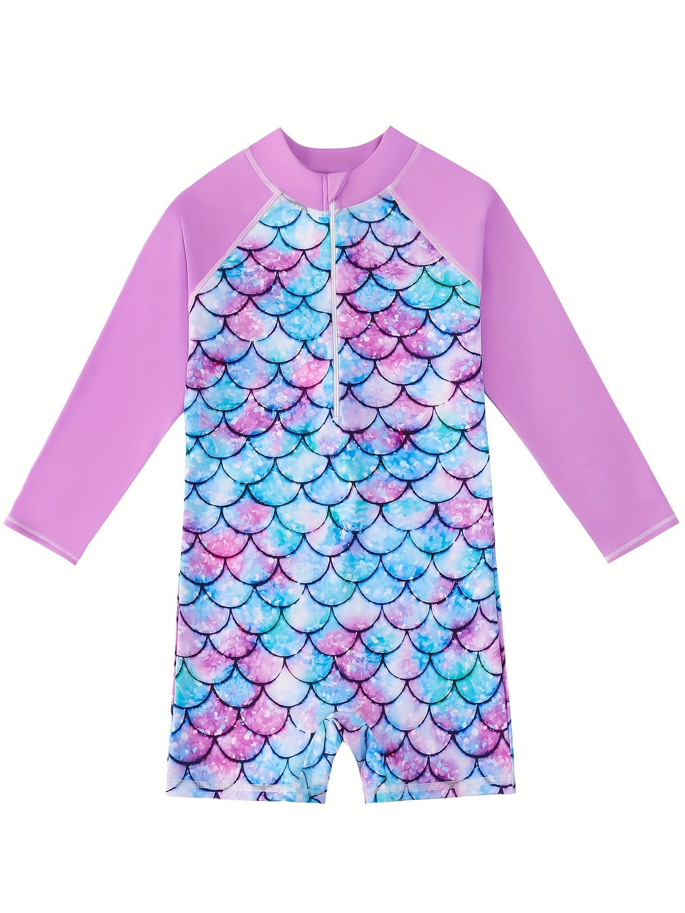 Adorable Girls Mermaid Swimsuit for Pool Fun