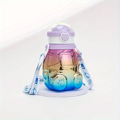 Gradient Water Cup Cartoon Leakproof Bottle