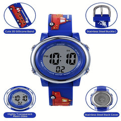 Cartoon Dinosaur LED Watch for Kids - Fun Gift for Boys and Girls