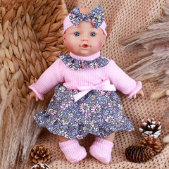 13" Reborn Baby Doll Lifelike with Outfit Sets and Accessories