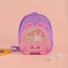 Teen Cartoon Zipper Backpack For Traveling