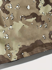 Men's Camo Shorts for Cycling Fitness Outdoor Activities