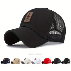 Men's Summer Visor Hat Sunscreen Baseball Cap