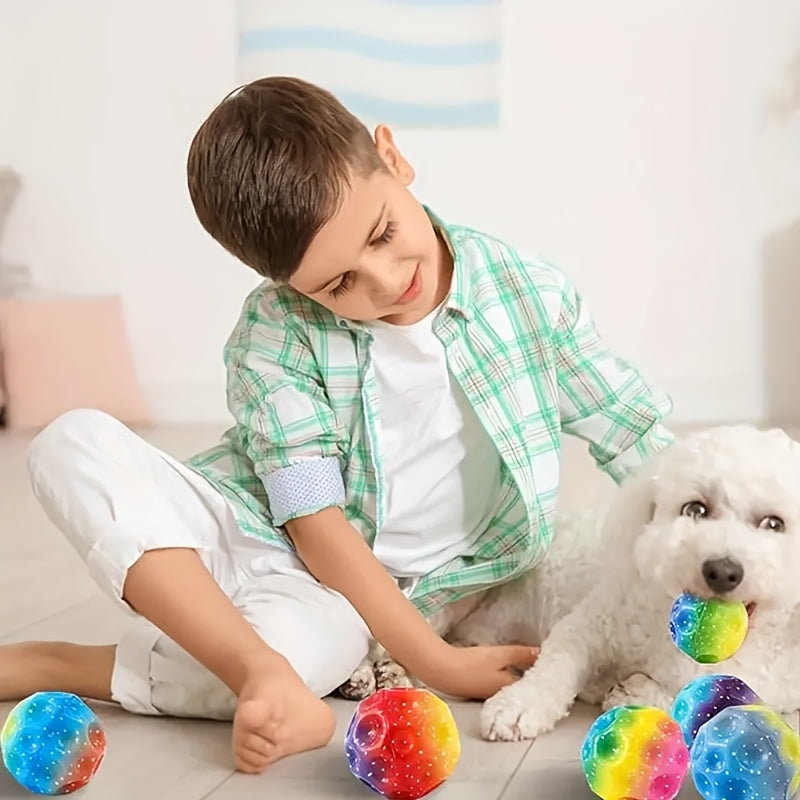 Colored Space Balls Mini Bouncing Balls Lightweight Easter Novelty Toys