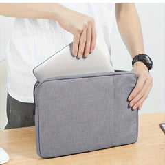 Protective Laptop Sleeve 13 Inch Gray Zipper Organizer Bag