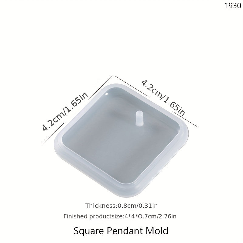 Resin Pendant Casting Silicone Molds Set