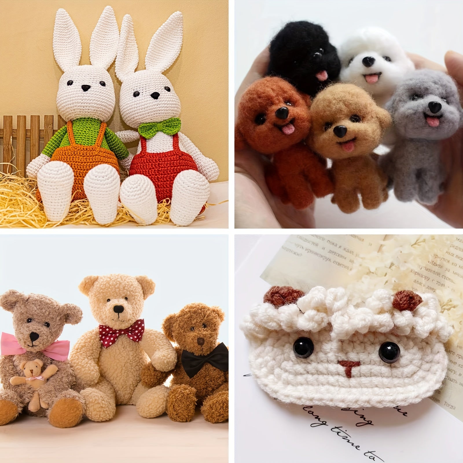 300 Pcs Safety Eyes for Amigurumi Crochet Teddy Bears Dolls Plush Animals