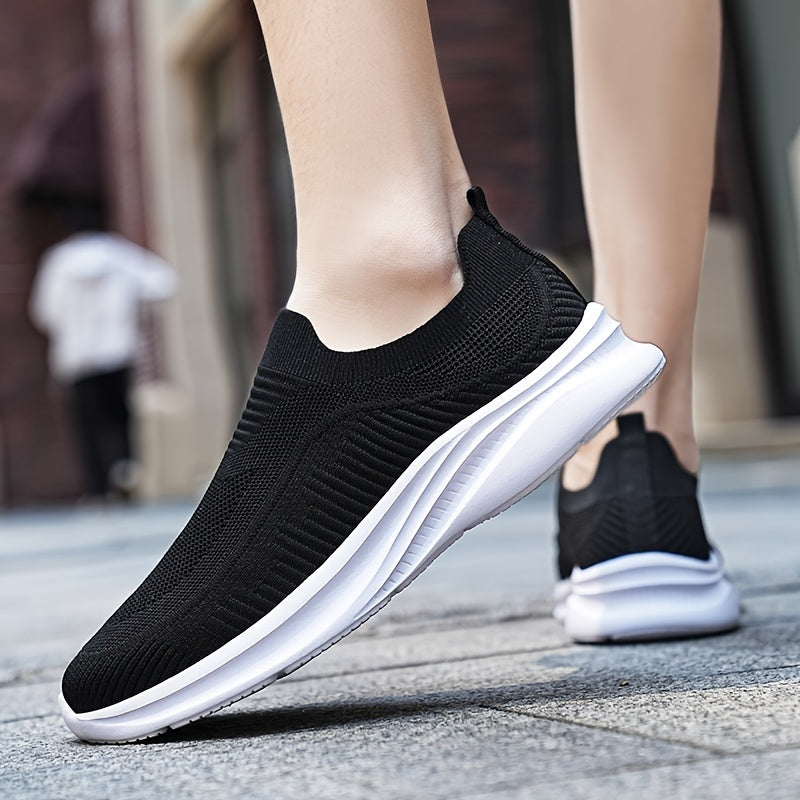Men's Athletic Slip-On Shoes - Lightweight & Breathable