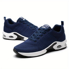 Men's Air Cushion Athletic Sneakers Lace-up Shoes