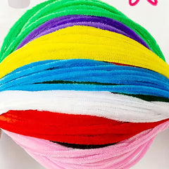 100pcs Colorful Twist Stick Hair Root Strip Package DIY Creative Material
