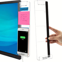 2pcs Monitor Memo Board Office Accessories Desktop Message Holder