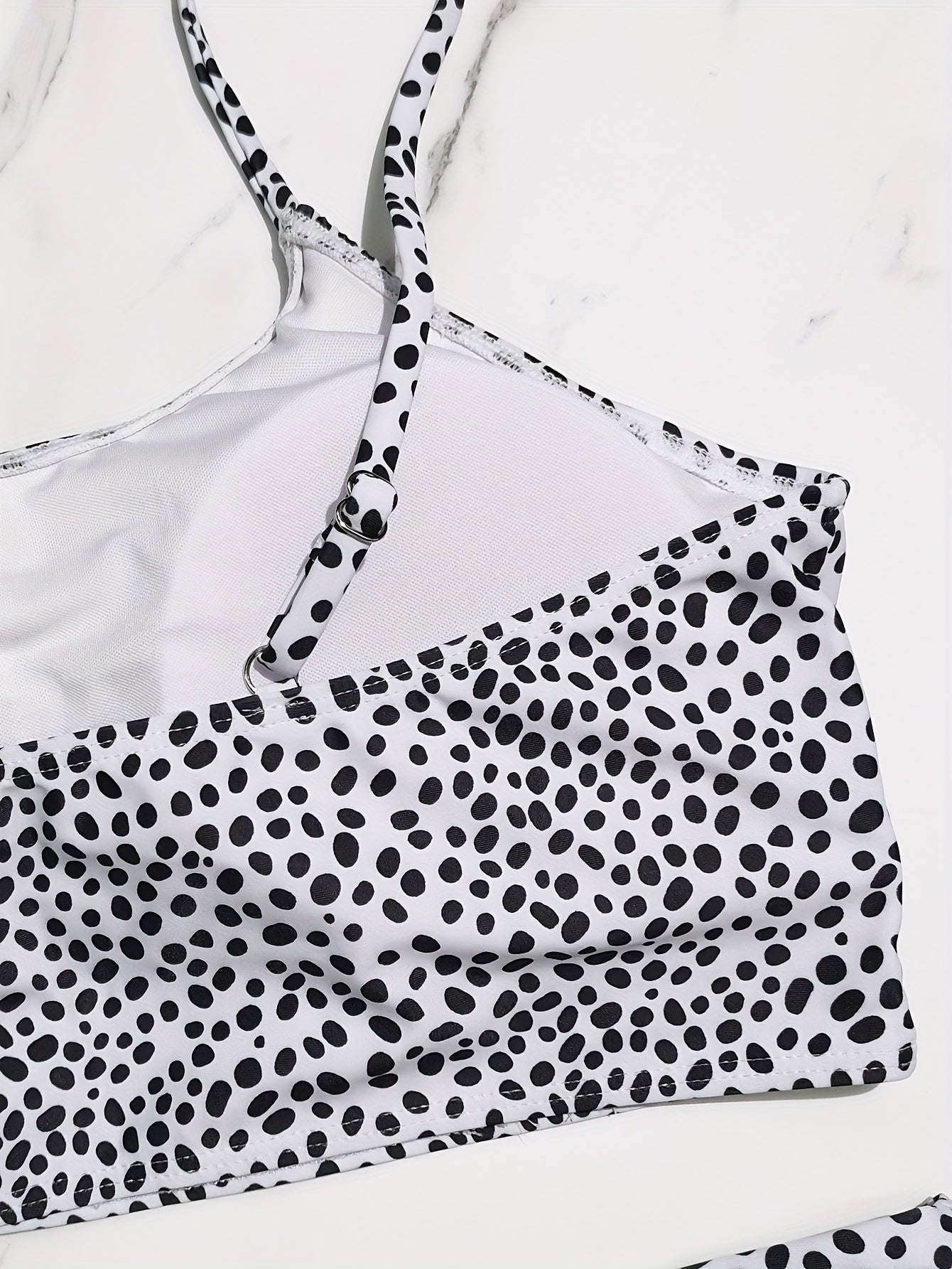 Polka Dot Bikini Set Women's Sexy Bra & Shorts Swimsuit