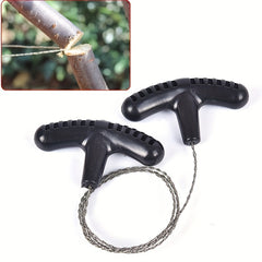 PP Handle Mini Pocket Saw Stainless Steel Wire Saw