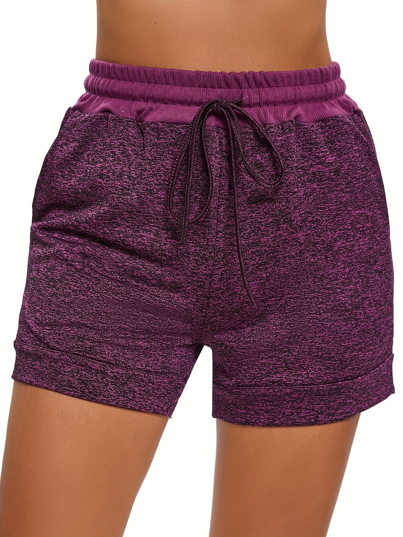 Dual Pockets Drawstring Shorts for Women