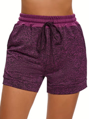 Dual Pockets Drawstring Shorts for Women