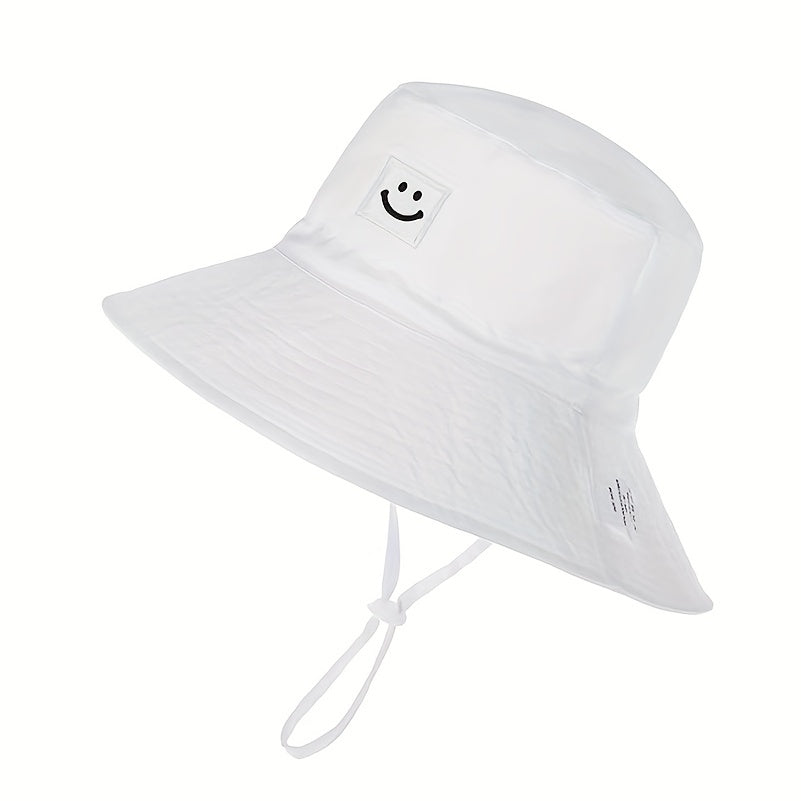Happy Face Graphic Bucket Hat Breathable Fisherman Hat