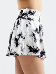 Tie Dye Skirt With Shorts Sport Fitness Yoga Running Skort Women's Clothing