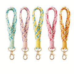 Yiflin Boho Keychain Wrist Lanyard For Keys