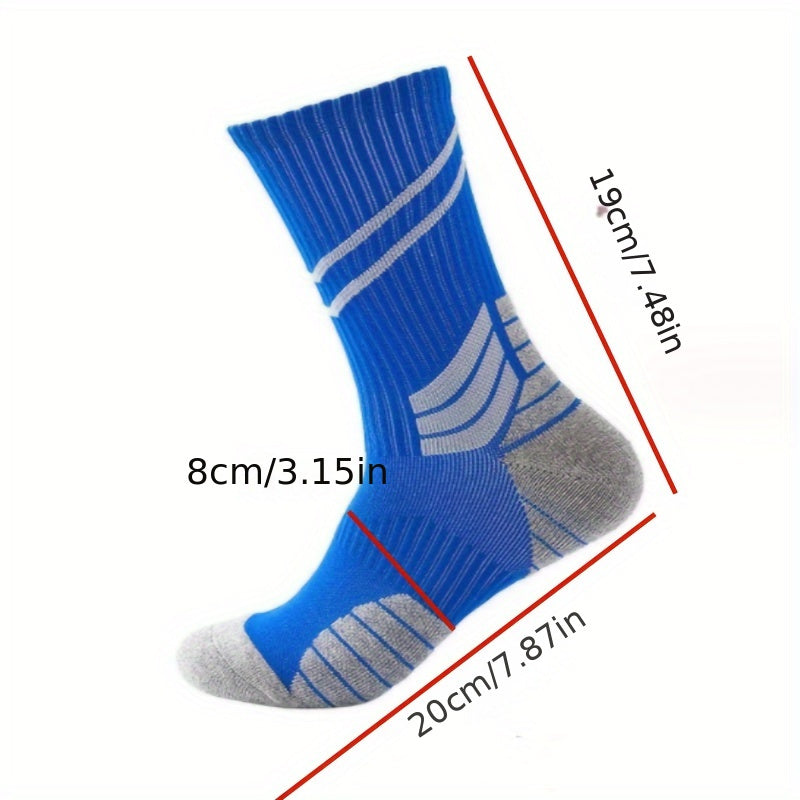 Men's Mid Crew& Ankle Sport Socks Set