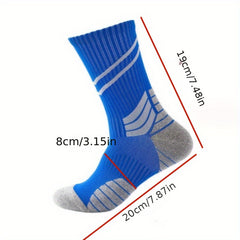 Men's Mid Crew& Ankle Sport Socks Set