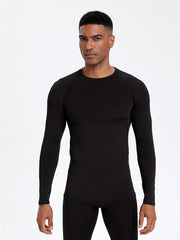 2pcs Men's Quick Dry Compression Shirt for Outdoor Gym Running