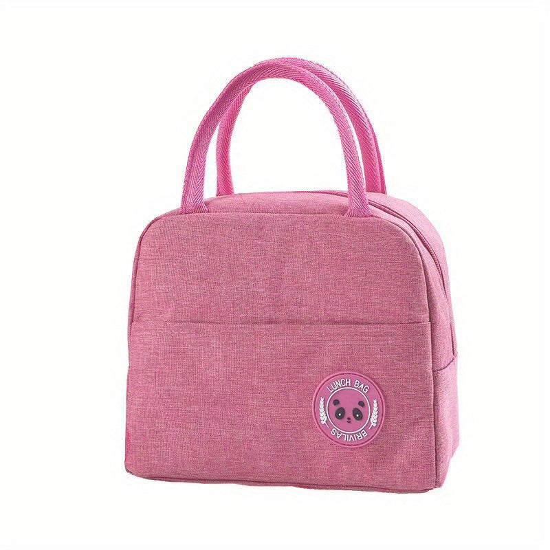 Insulated Lunch Box Bag Aluminum Foil Bento Cooler Handbag for Work & Out