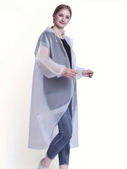 Waterproof Adult Hooded Raincoat Drawstring Pancho