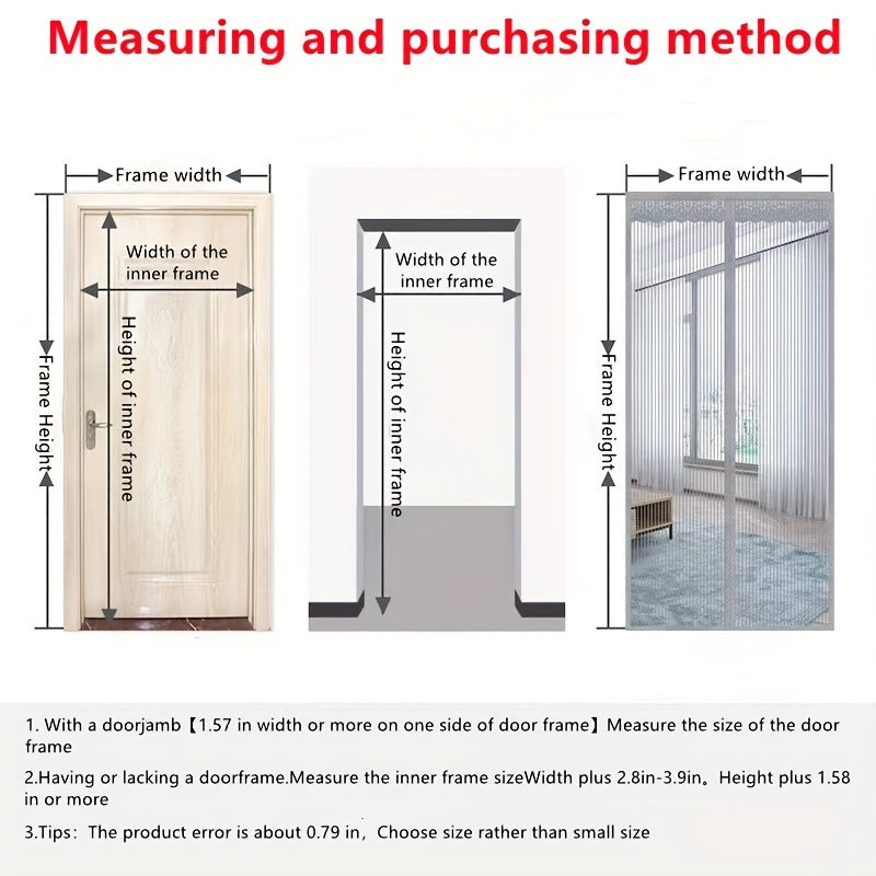 Magnetic Screen Door for Bug-Free Fresh Air