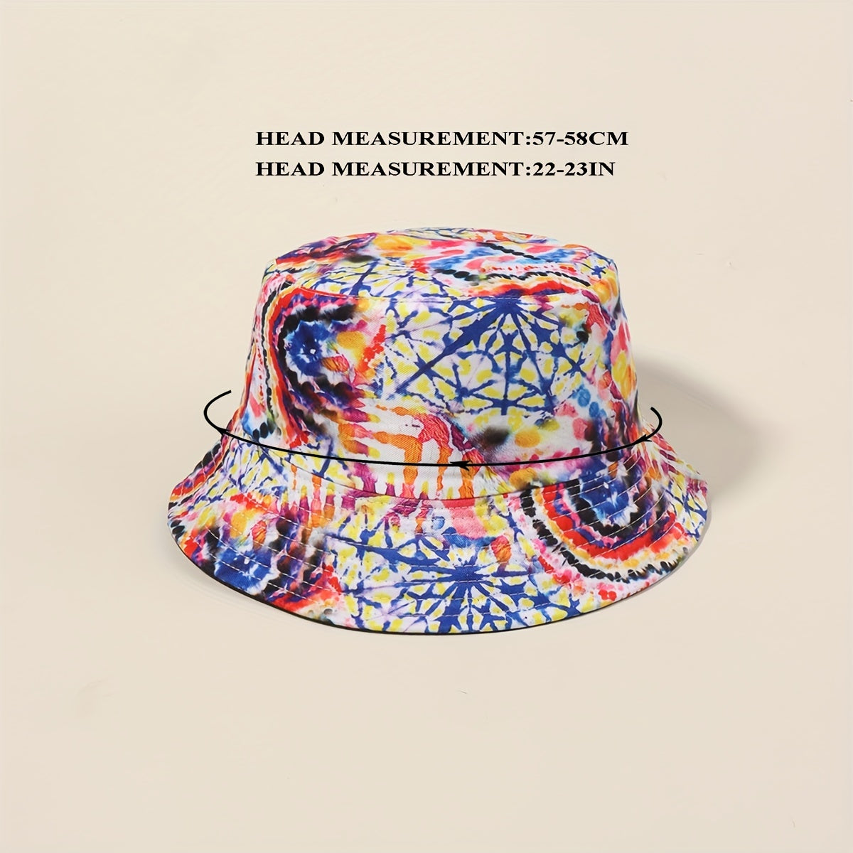Tie Dye Fisherman Cap Sunscreen Basin Hat