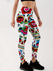Women's Printed Skinny Trousers for Stylish Comfort