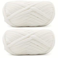 2pcs 200g Crochet Yarn, Polyester Woven Carp Thread, Bag Mat Weaving