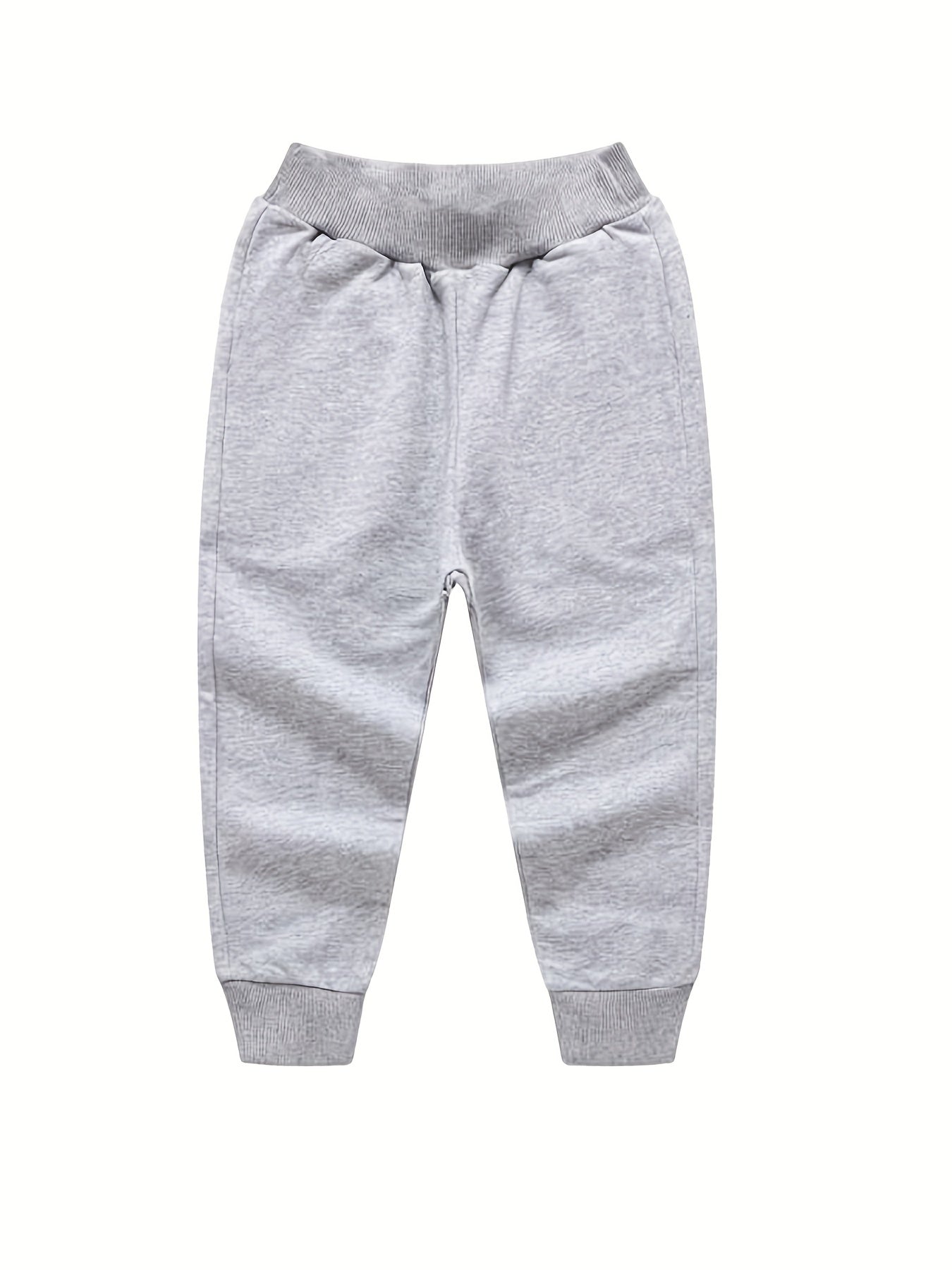 2 Boys Grey Casual Sweatpants Comfortable Jogger Pants