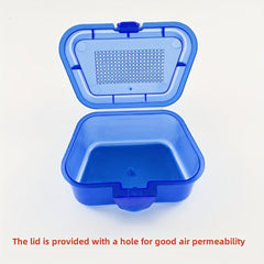 Portable Bait Box with Air Holes - Keeps Bait Fresh