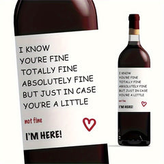 2pcs Funny Happy Birthday Wine Bottle Labels for Friends