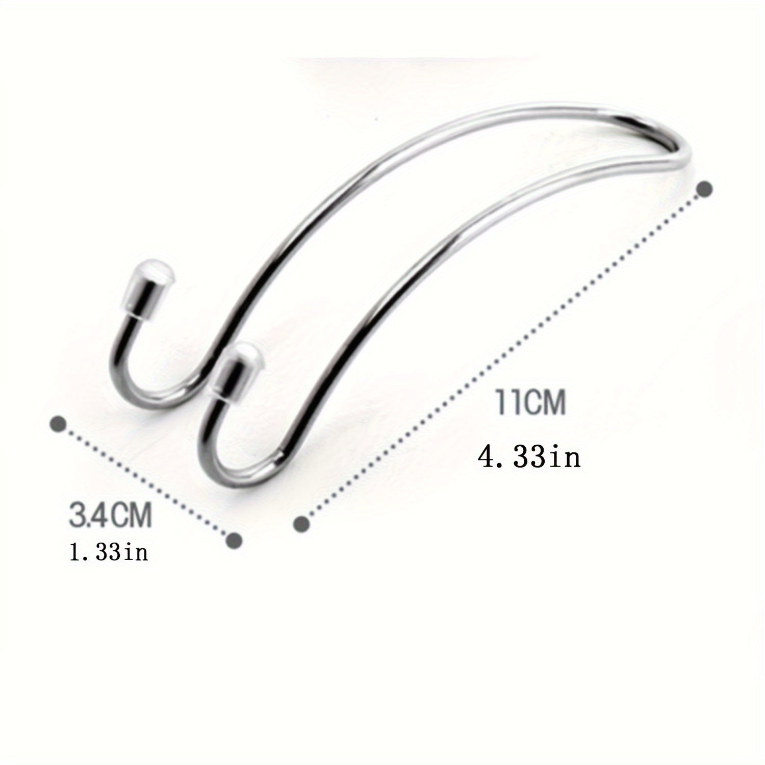 4pcs Car Seat Hook Hidden Headrest Hanger Handbag Coat Storage Organizer