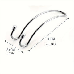 4pcs Car Seat Hook Hidden Headrest Hanger Handbag Coat Storage Organizer