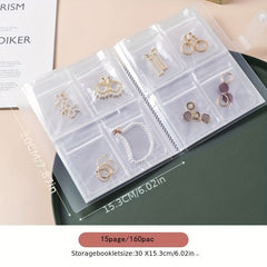 Transparent Jewelry Storage Pouch Dustproof Travel Bag