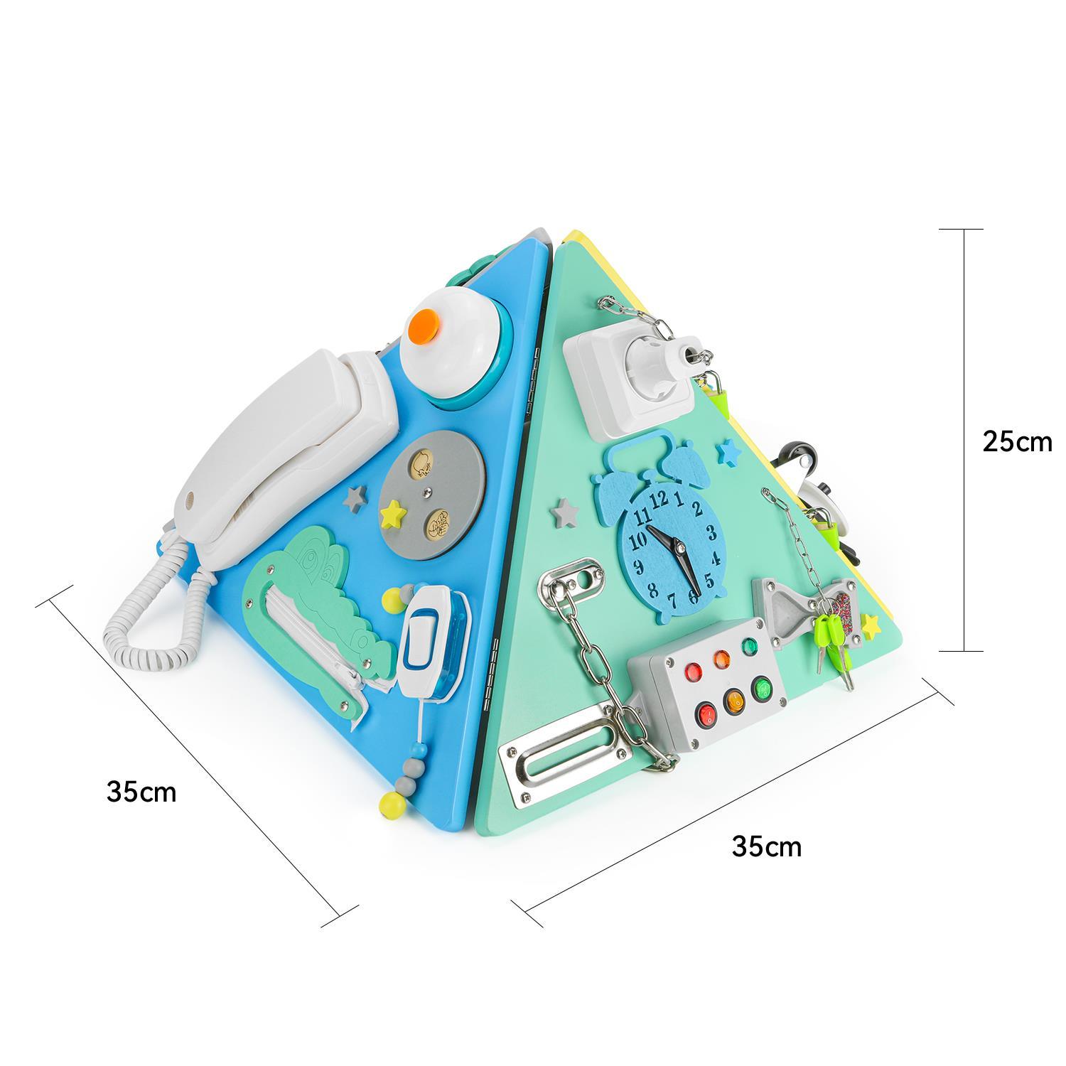 DYZI Busy Board Pyramid Cube Toddlers Educational Toys