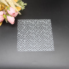 Fish Scale Pattern Stencil for Journal Diary Notebook
