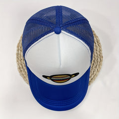 Planet Embroidered Unisex Baseball Cap Trucker Hat Mesh Adjustable