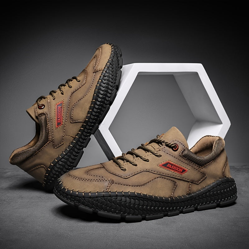 Men's Outdoor Rubber Sole Walking Sneakers Hiking Shoes