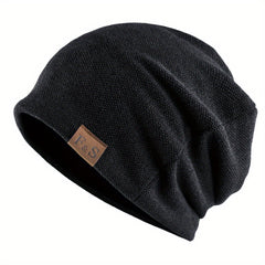 Solid Spring Beanies Hat Unisex Casual Knitted Outdoor Soft Fordable Bonnet Wint