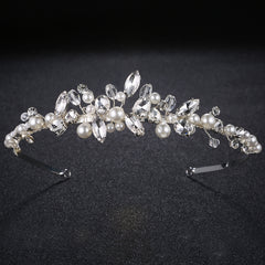 Faux Pearl Hairband Headband Party Favor Decorations Princess Tiara