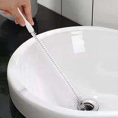 Flexible Hose Drain Sink Kitchen Bathroom Toilet Cleaning Brush
