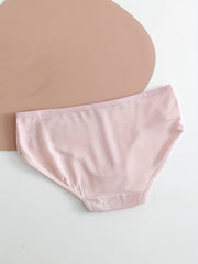 5pcs Bow Decor Bikini Panties Low Waist Intimates Women's Lingerie