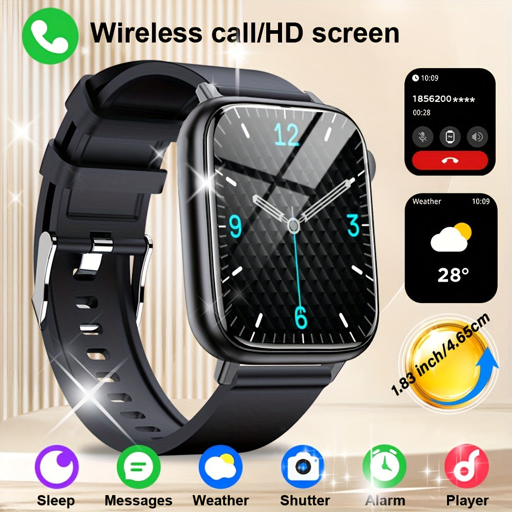 LAXASFIT Smart Watch 4 HD Screen 100 Sport Modes Fitness Activity Tracker