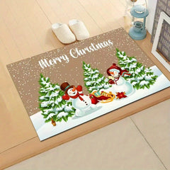 Christmas Snowman Area Rug Kitchen Carpet Mat Room Decor Home Decor 40