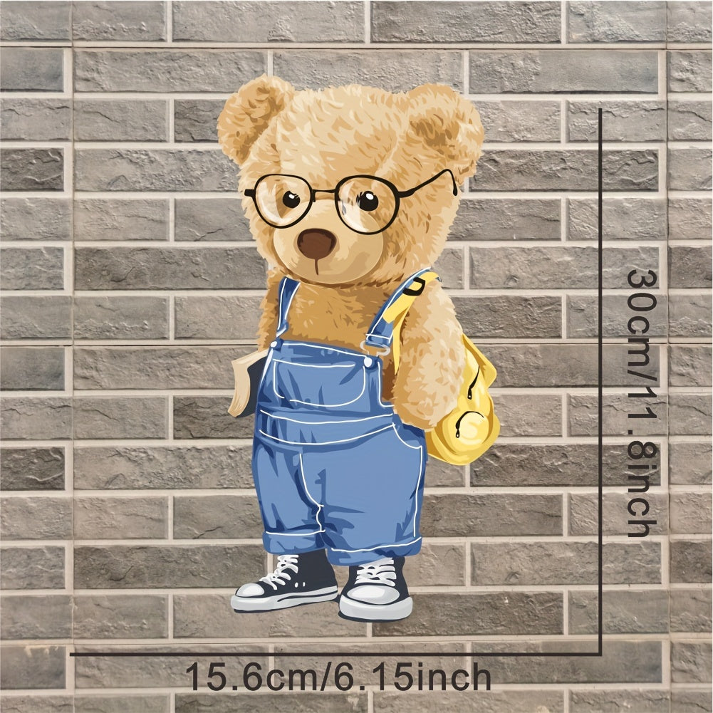 Cartoon Anime Teddy Bear Sticker for Decoration