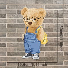 Cartoon Anime Teddy Bear Sticker for Decoration